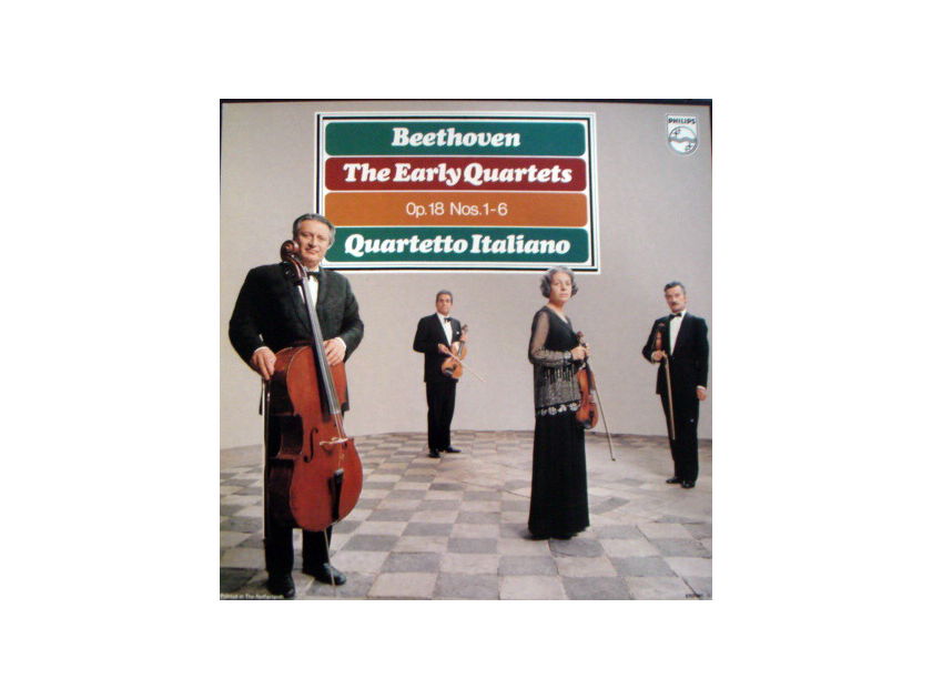Philips / QUARTETTO ITALIANO, - Beethoven The Early Quartets, MINT, 3LP Box Set!