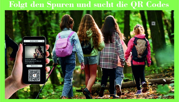 werbung qr schnitzljagd