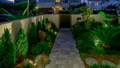Havit outdoor spike lighting enhancing pathway and garden design at night
