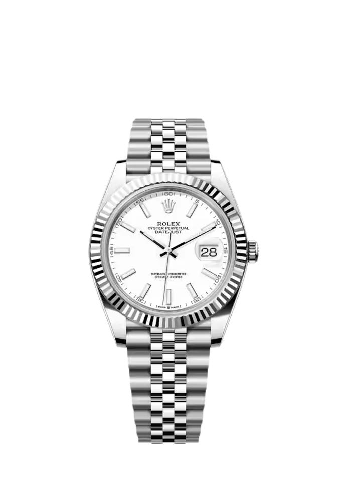White dial jubilee bracelet box and papers 2022, image 1