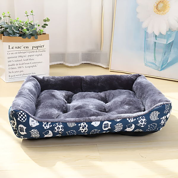 Blue Pet Dog Bed Sofa Mat for Cats and Dogs - Image 2