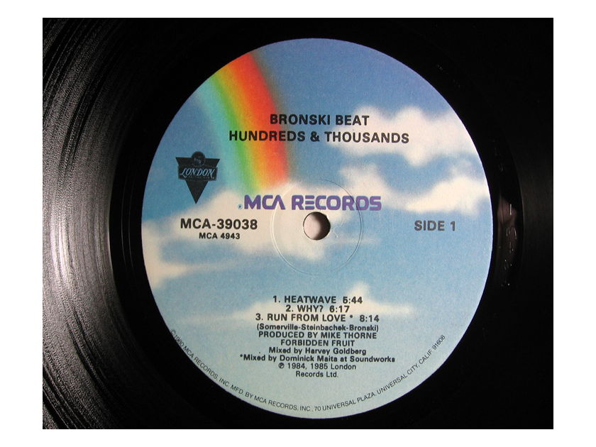 Bronski Beat - Hundreds & Thousands (The Remix Plus)  - STERLING Mastered  1985 MCA Records ‎MCA-39038