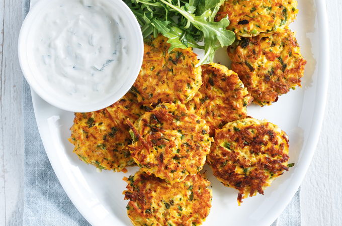 Galettes de patates douces et tofu