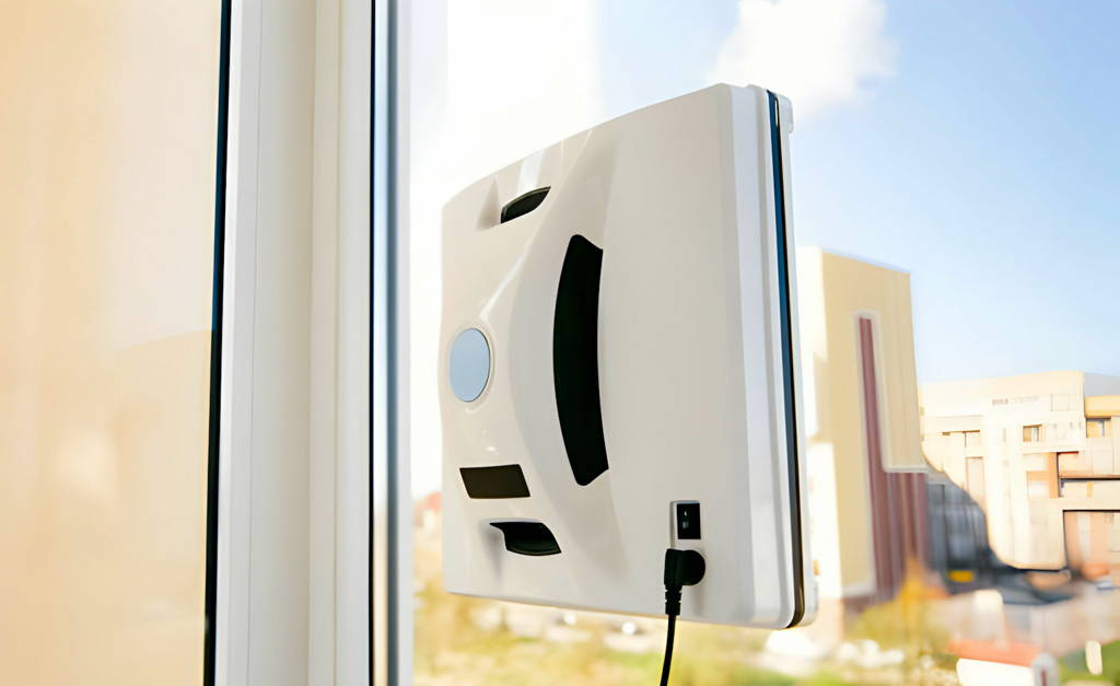 Robot lave-vitre contre le nettoyage à la main