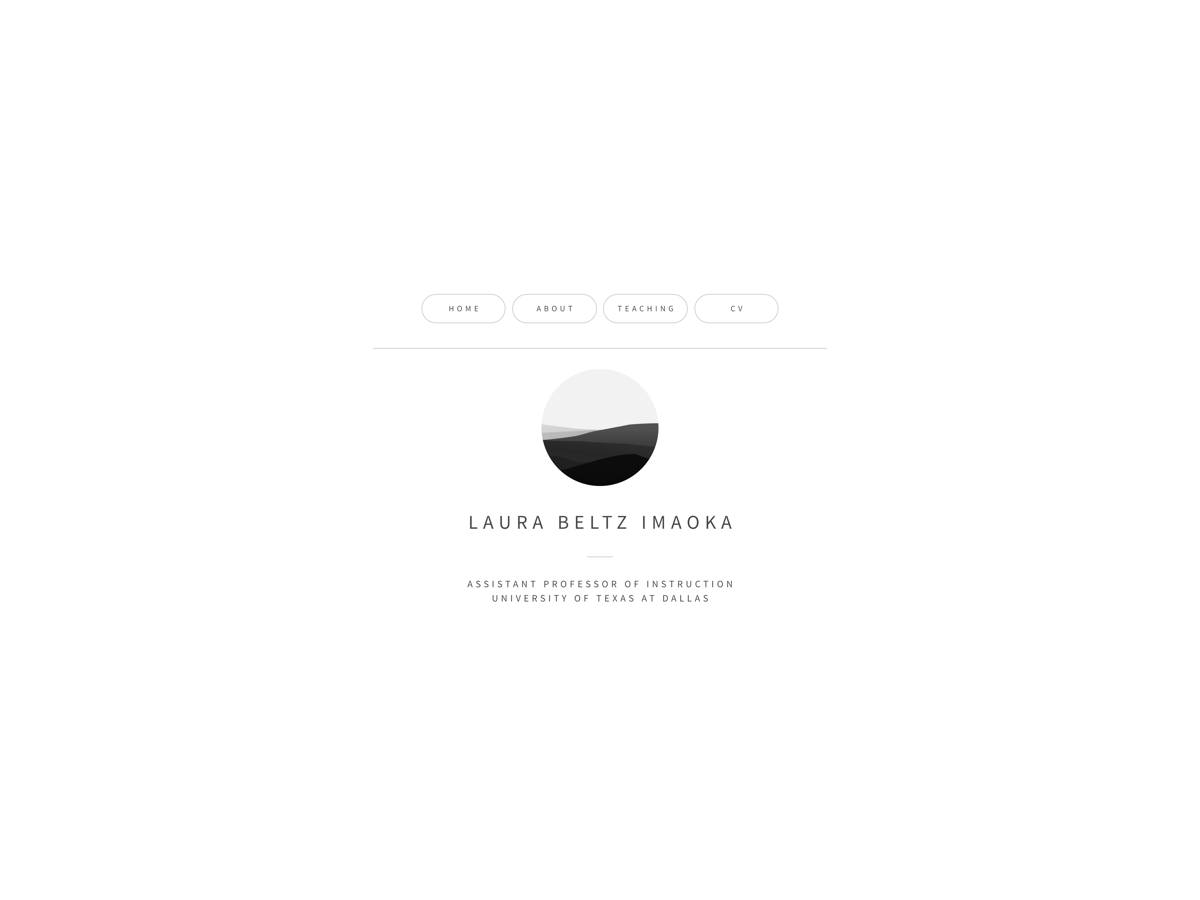 Screenshot of Laura Beltz lmaoka, from the teacher & educator websites collection.