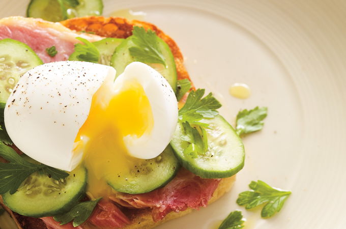 Ham and Egg Toast