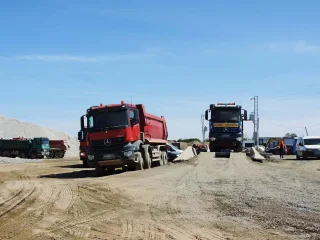  Ważenie pojazdów ciężarowych w km 9+360