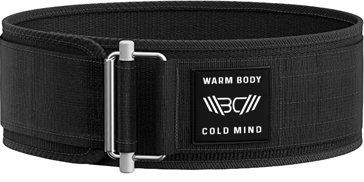 WARM BODY COLD MIND Self-Locking Weight Lifting Belt 