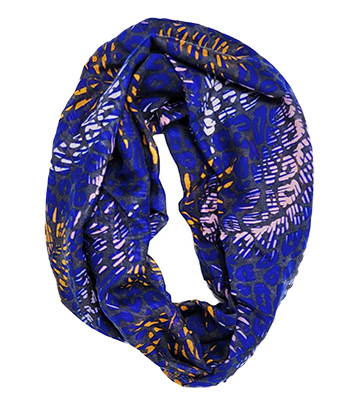 Royal Feather Infinity Scarf