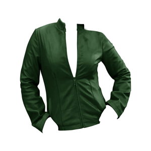 HARRINGTON - Green LEATHER