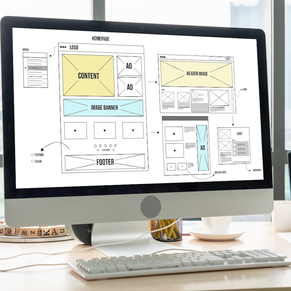 Mobile Web Design Mockup
