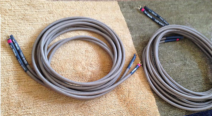 DiMarzio Super M-Path Speaker Cables 15'10" Spade to Sp...