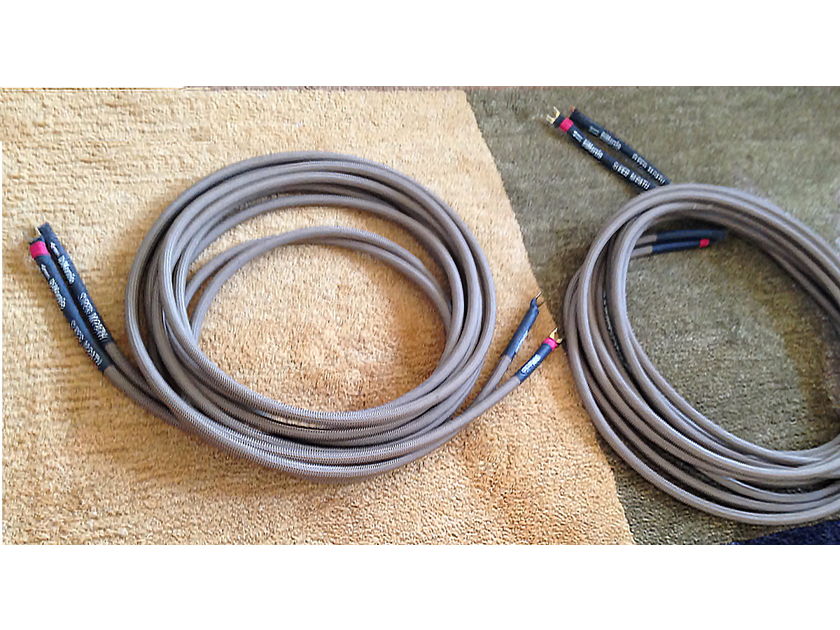 DiMarzio Super M-Path Speaker Cables 15'10" Spade to Spade (LONG!) Price Drop!