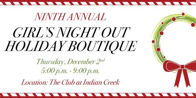 Girl's Night Out Holiday Boutique promotional image