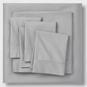 800 Thread Count Solid Sheet Set - Threshold™