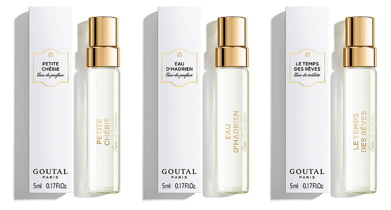 プチシェリー オードパルファム 5mL、オーダドリアン オードパルファム 5mL、レ タン デレーヴ オードトワレ 5mL
