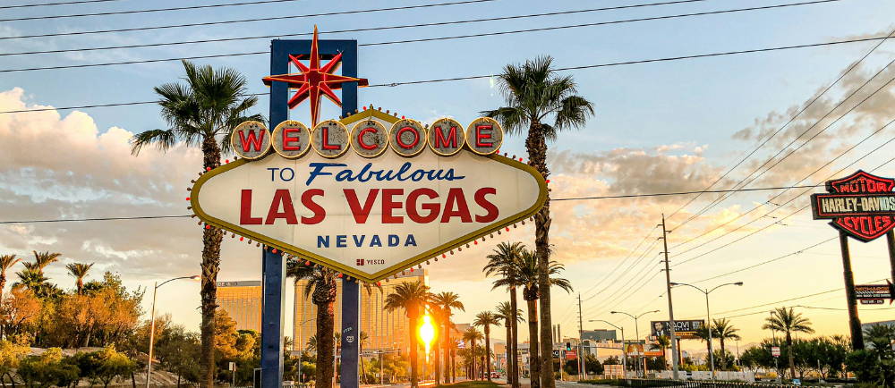The famous Las Vegas Sign