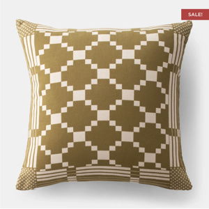 Winter + Summer Cotton Shams, Euro - Olive
