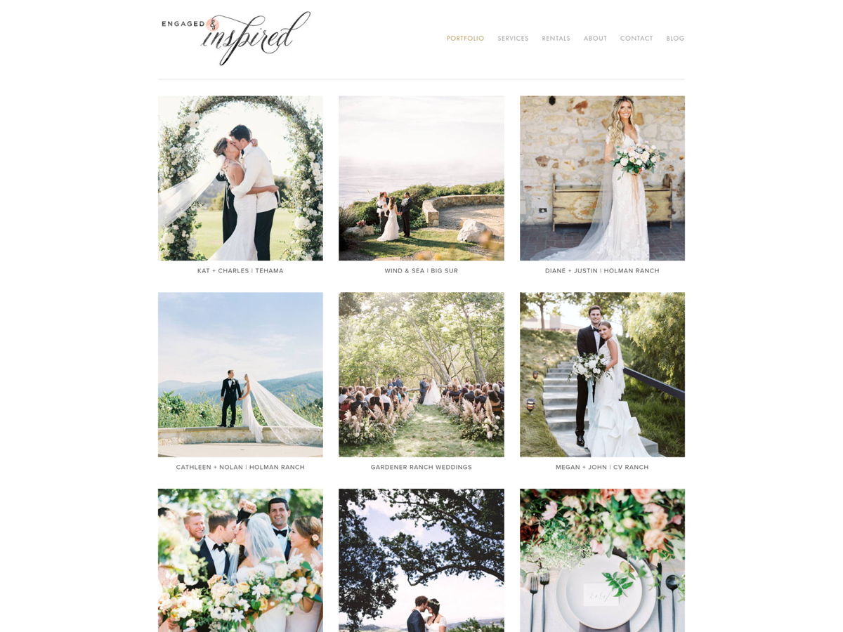 Screenshot of Engaged and Inspired, from the service websites collection.