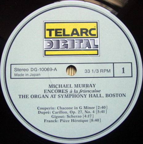 ★Audiophile★ Telarc / MICHAEL MURRAY, - Encores a la fr...