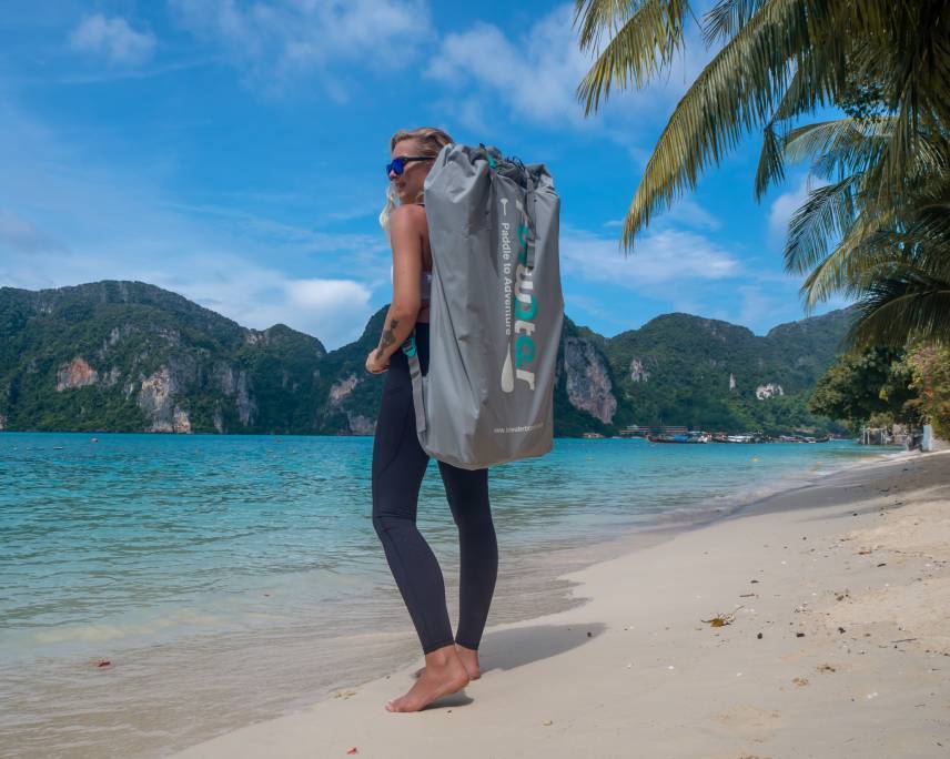 Funwater SUP paddle board bag are basic SUP accessories in Canada paddleboarding