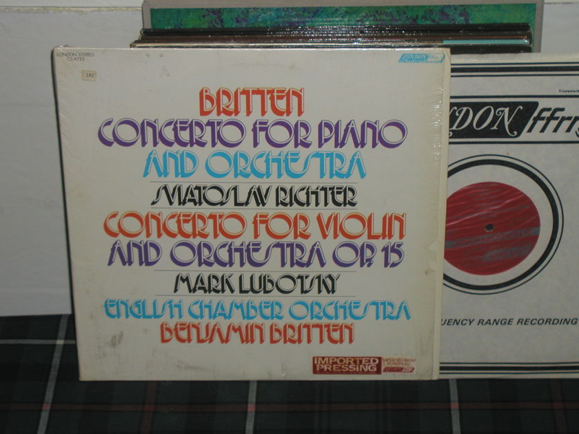 Britten/Richter/ECO - Britten Ctos London ffrr UK Decca press