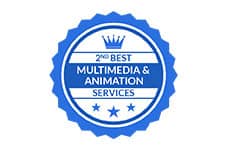 BuzzFlick 2nd best multimedia & animation services award