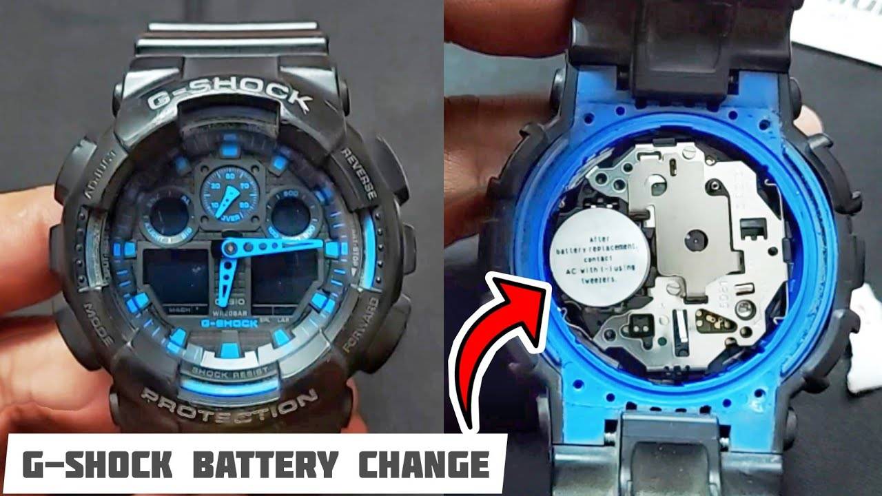Comment changer la pile d'une montre G shock