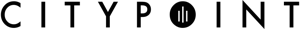 The image displays the word CITYPOINT in all uppercase, bold, black letters with a tall, condensed font against a transparent background.