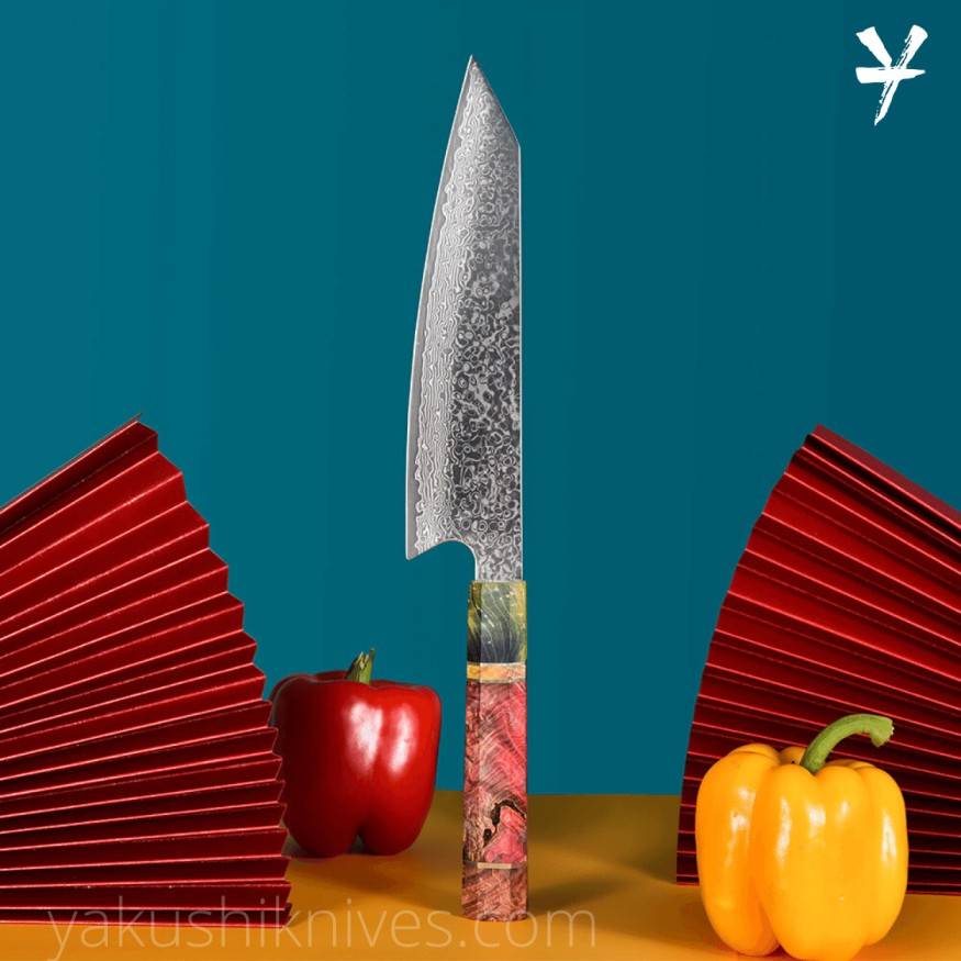 Damascus Steel Knife, Damascus Chef Knife, Japanese Chef Knife, 8inch Kitchen Damascus Knife