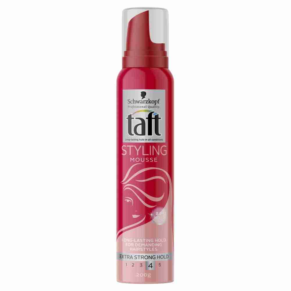 Schwarzkopf Taft Styling Mousse Extra Strong Hold 200g - Image 2