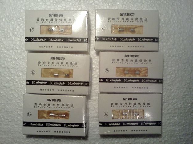 Xindak 4N Pure Silver Fuses 2A ($4.99) and 6A ($5.99) S...