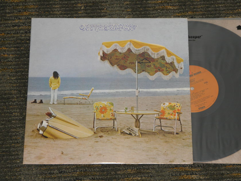 Neil Young - On The Beach    Reprise Orig W/wallpaper inside cover and Reprise 1B/1A matrixes