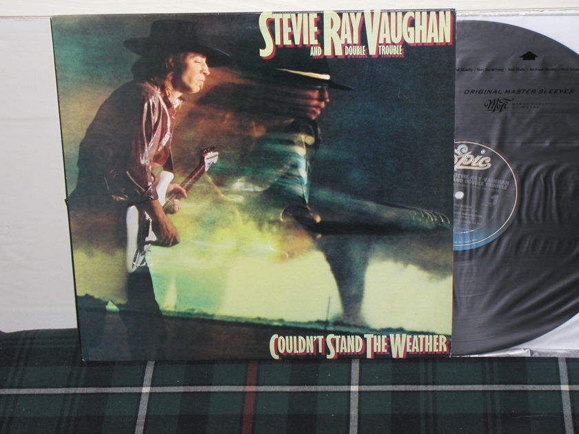 Stevie Ray Vaughan - Couldn't Stand The Weather (Pics) Epic "indented" labels