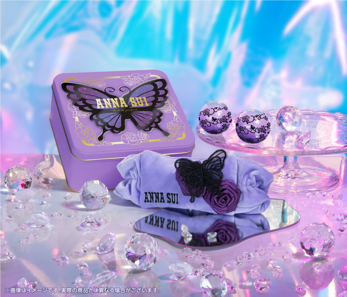 Bikkura Tamago Bath de parfum ANNA SUI & Bathtime Relax Set