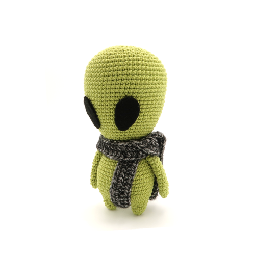 Alien Crochet Pattern, Amigurumi