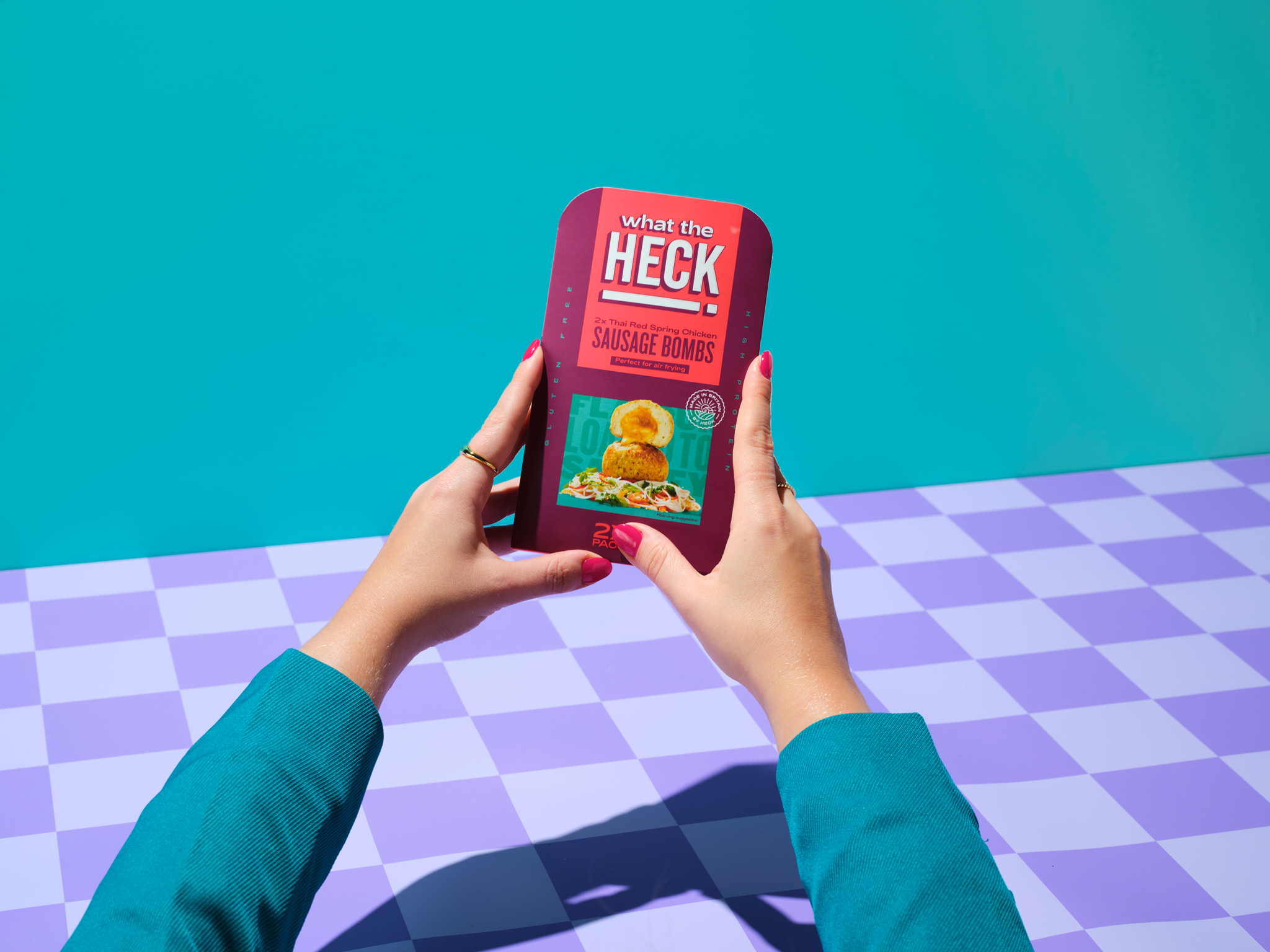 Elmwood Makes Sausage Look Cool with Their Confident Design for HECK!