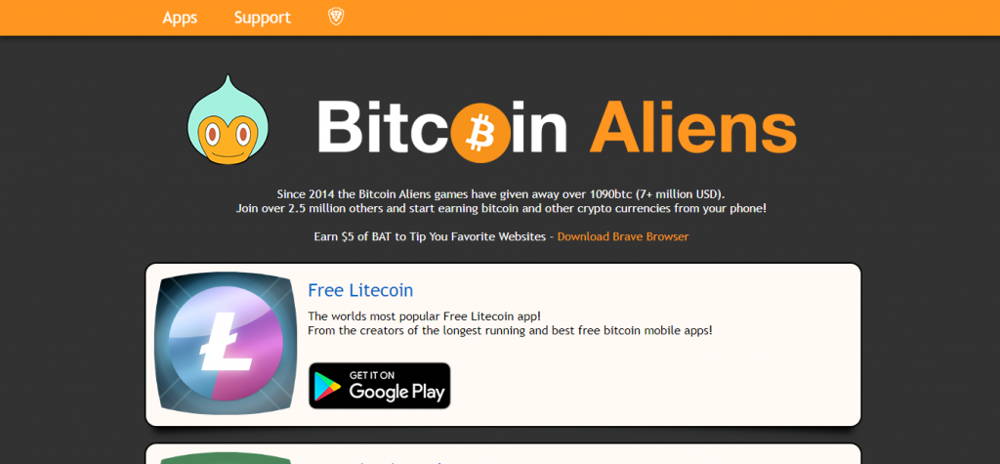 bitcoin aliens faucet