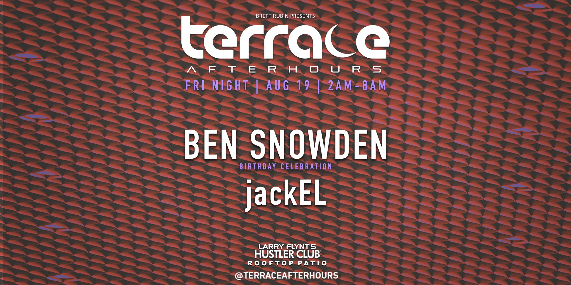 Ben Snowden at Terrace Afterhours promotional image