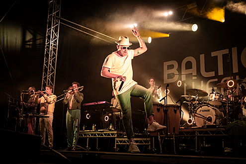  Hamburg
- Im Vergangenen Jahr war der deutsche Sänger Jan Delay der Headliner. © Baltic Soul Weekender