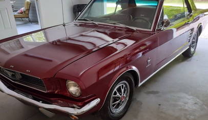 1966 ford mustang coupe place bid image