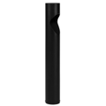HV1631T-BLK-240V-RND | HV1631T-BLK-24V-RND - Fedor Round Aluminium Black Tri Colour LED Bollard Light