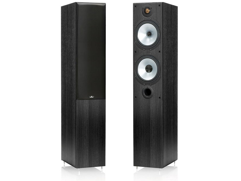 MONITOR AUDIO Monitor Reference MR4 Floorstanding Loudspeakers (Black Oak)- Mint Demo;  1 Year Warranty; 40% Off