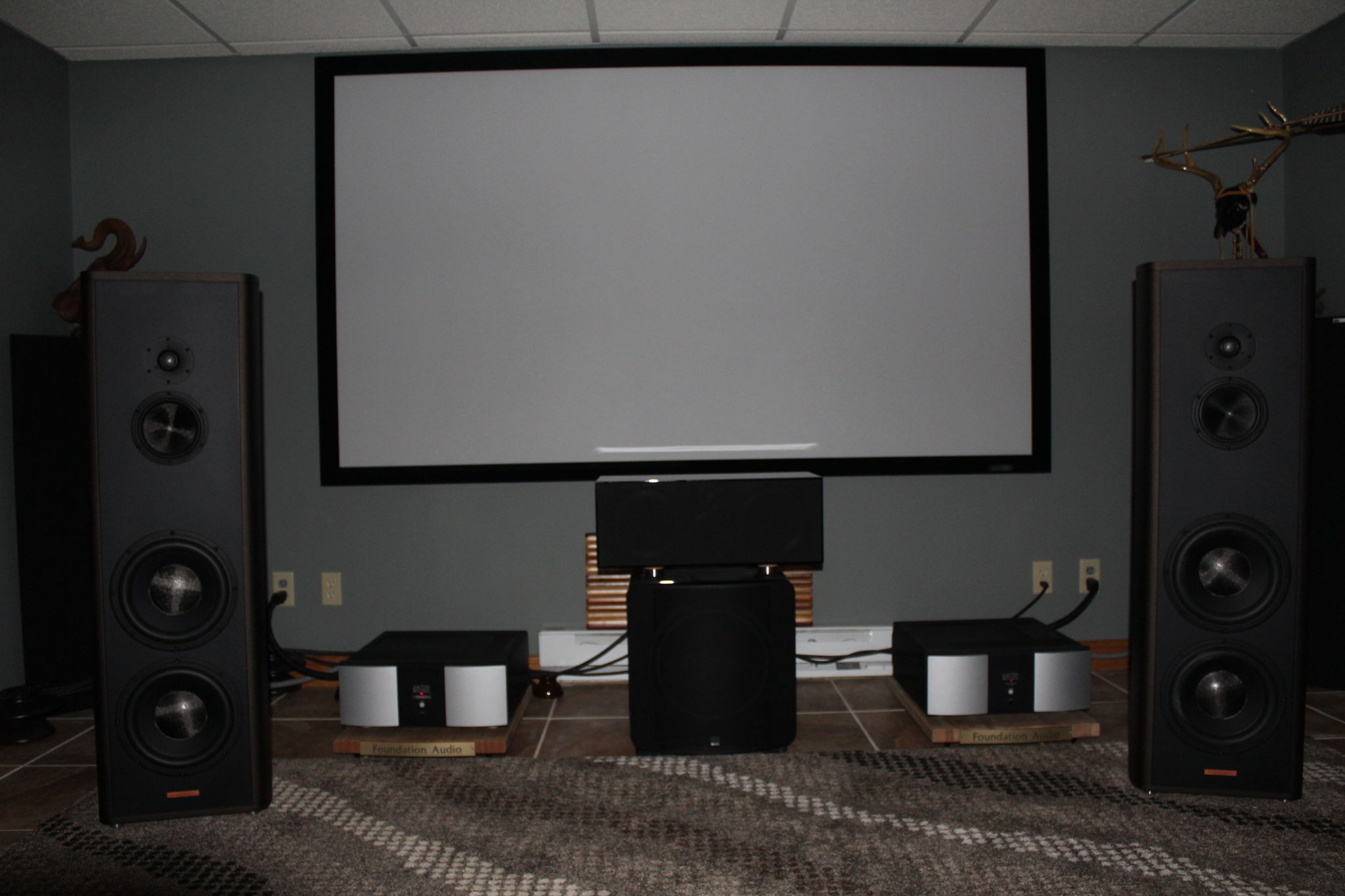 Basement Listening/Movie Room