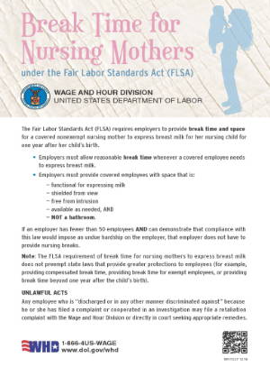 Break Time for Nursing Mothers