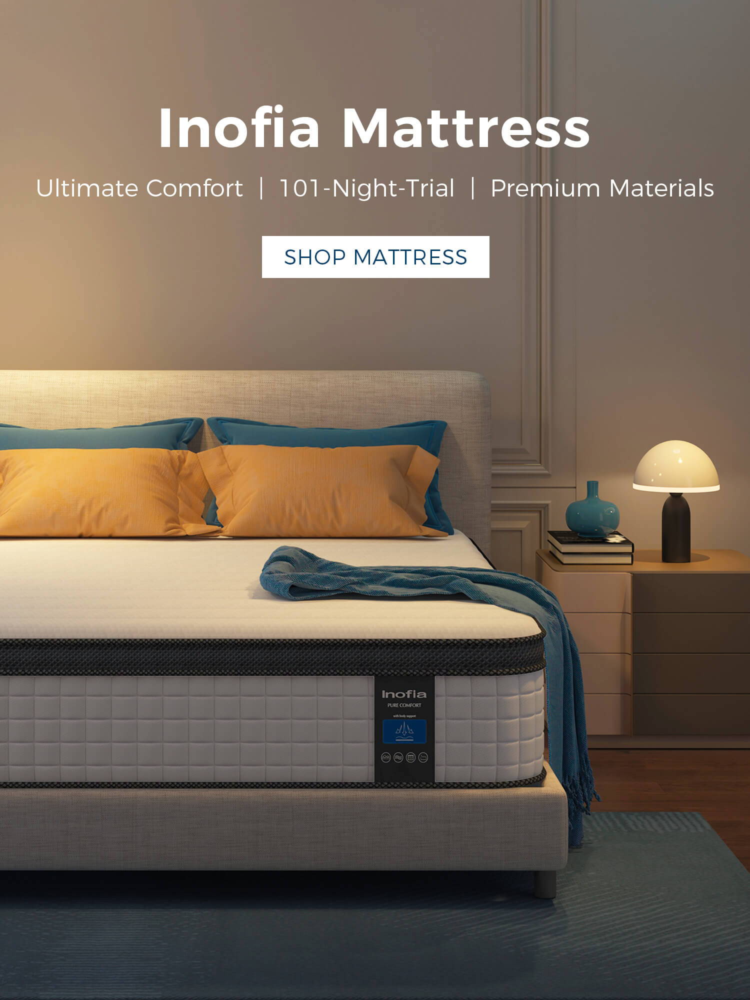 Find the Best Comfortable Memory Foam Hybrid Mattress Inofia INOFIA US