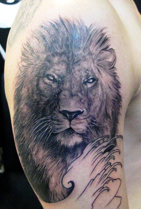 Tatouage Lion Homme