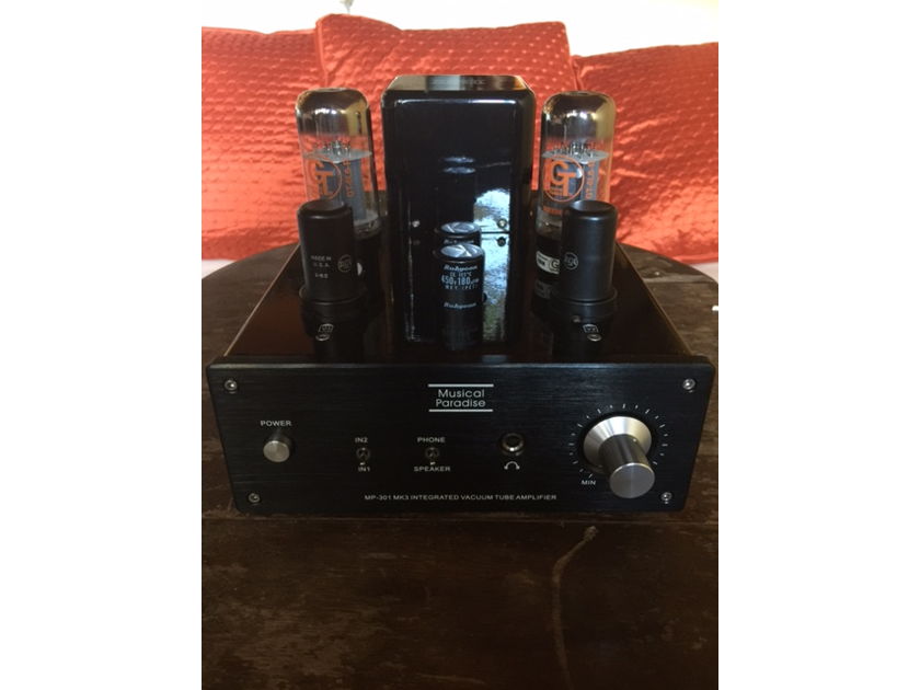 Musical Paradise MP-301 MK3 Mini Tube Amplifier with Headphone Output (Deluxe Version)