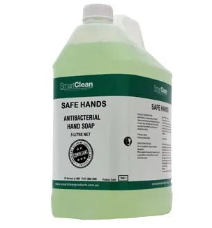 5L LIQUID Safe Hands Antibacterial Hand Soap