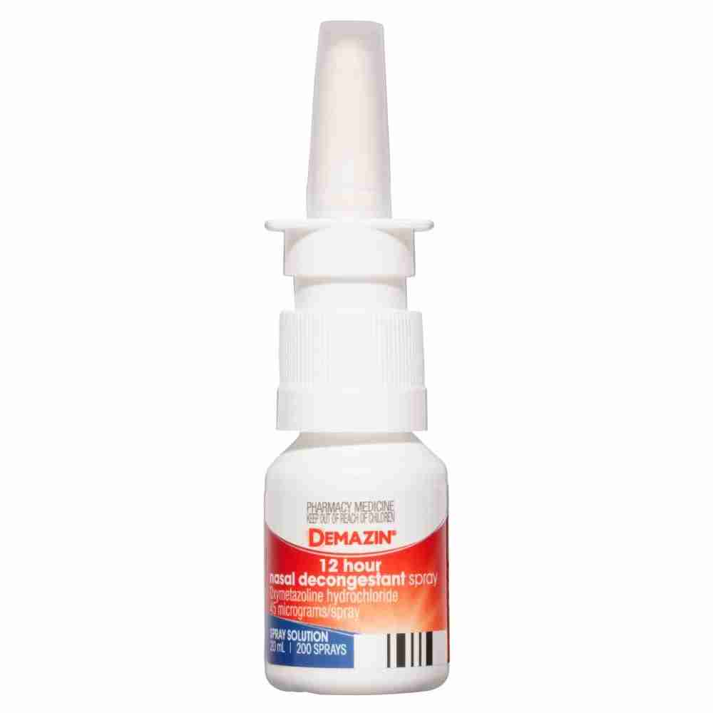 Demazin 12 Hour Nasal Decongestant Spray 20mL - Image 4